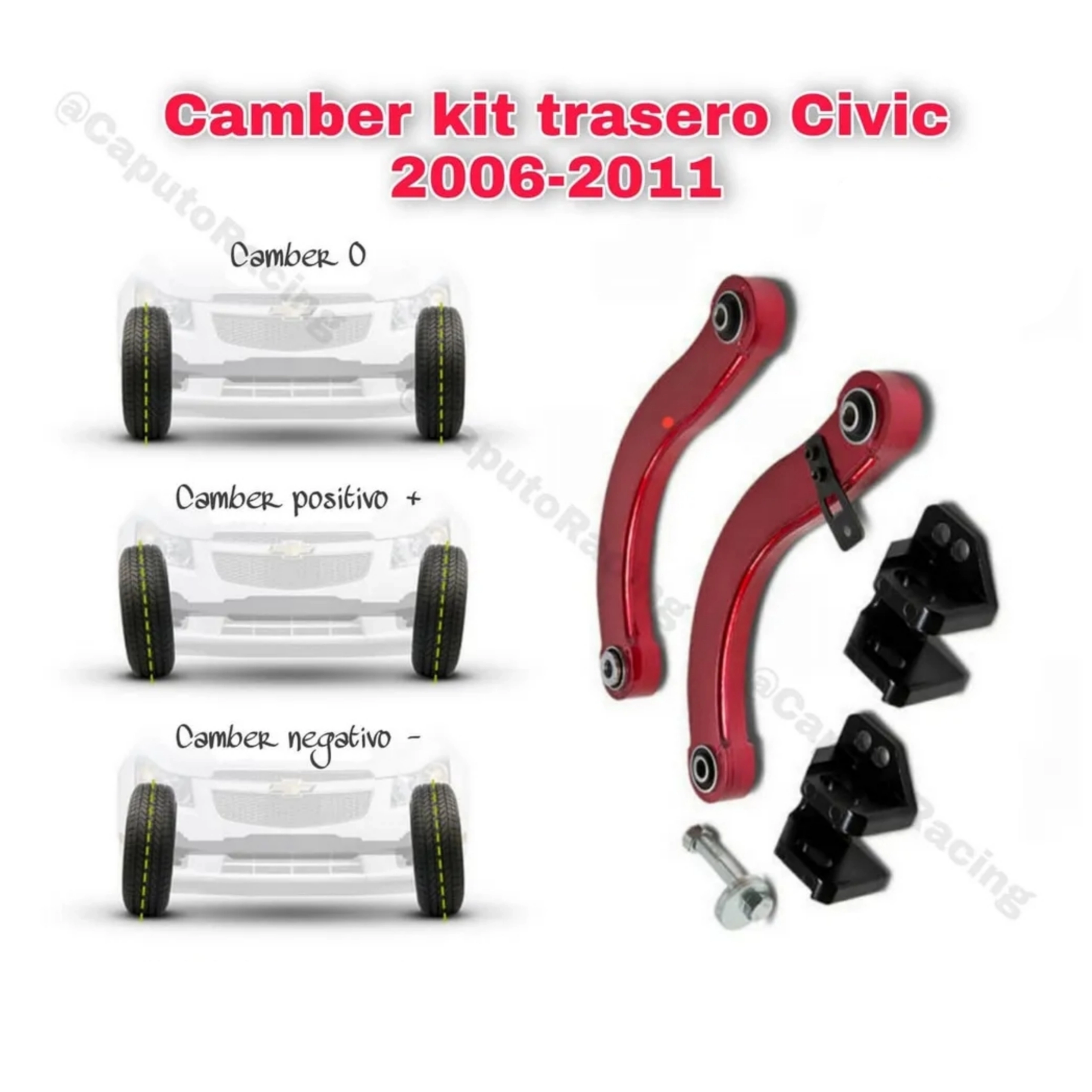 CAMBER KIT TRASERO HONDA CIVIC 2006-2011