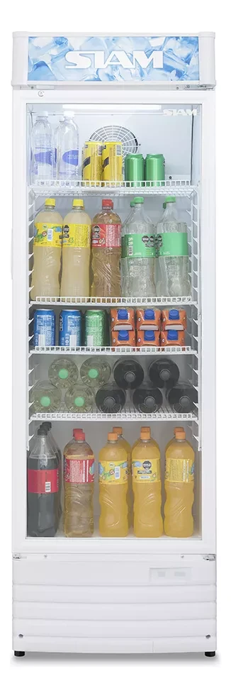 Heladera Exhibidora Vertical Siam Hsi-ev329b2 329 Litros 