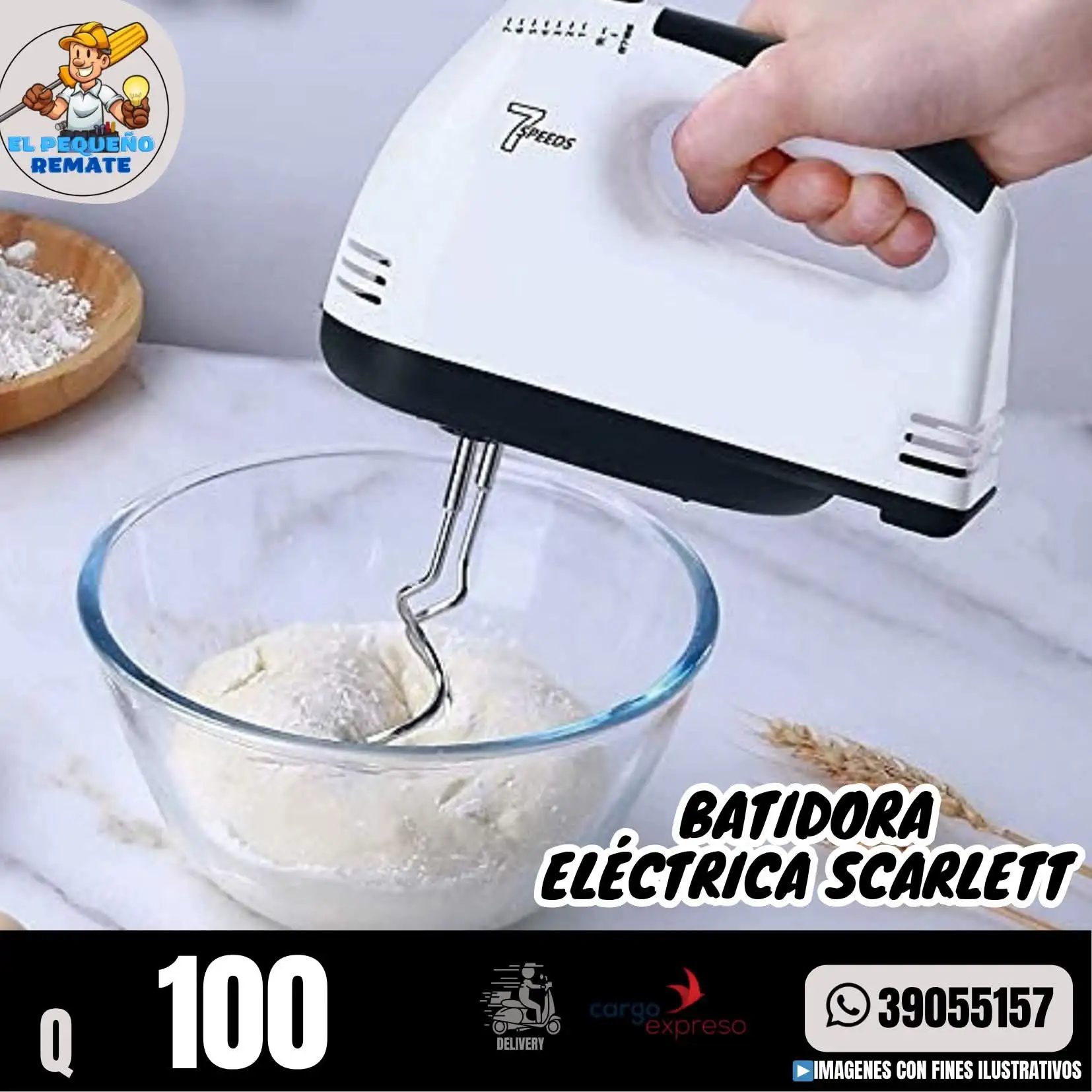 BATIDORA ELÉCTRICA SCARLETT  4