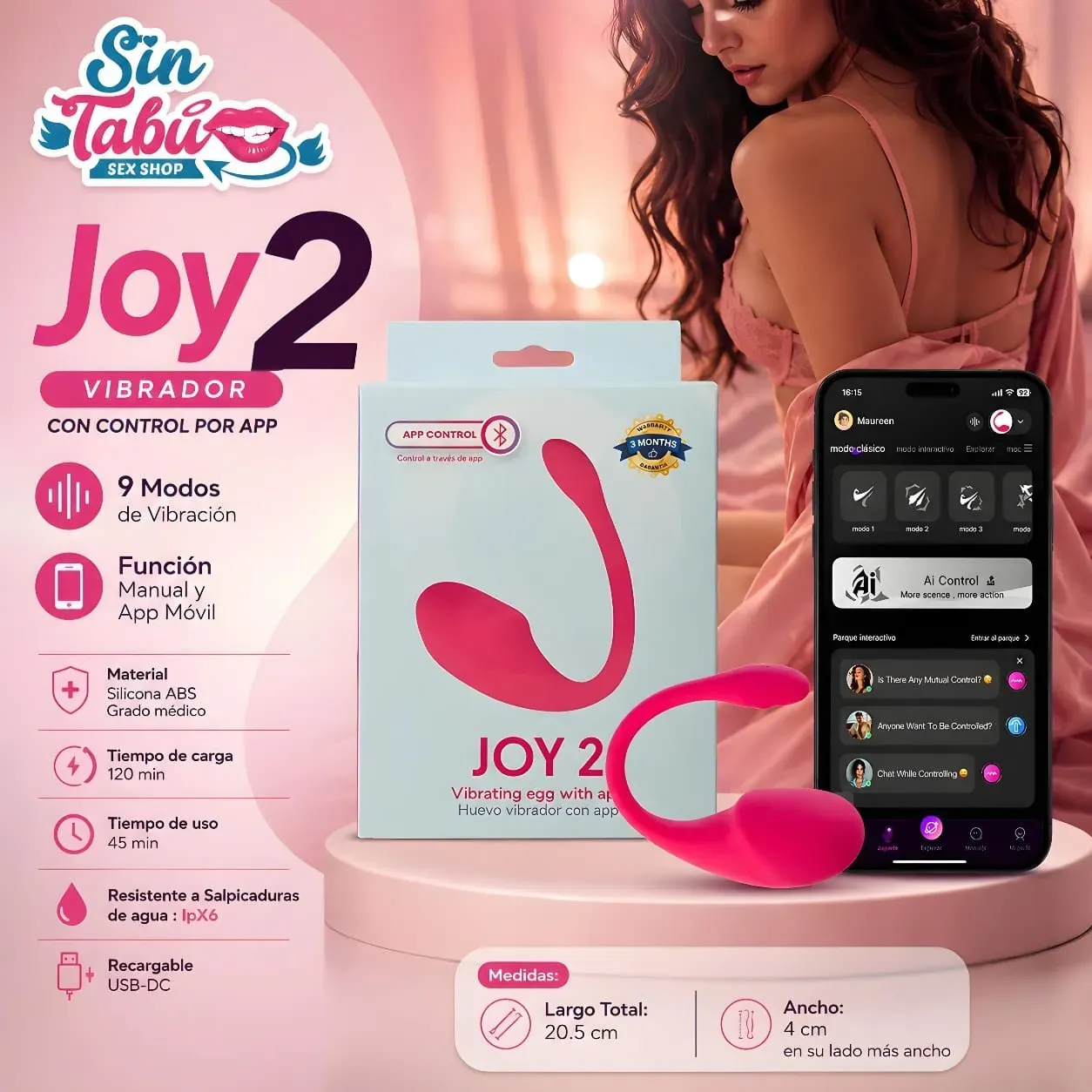 VIBRADOR JOY2