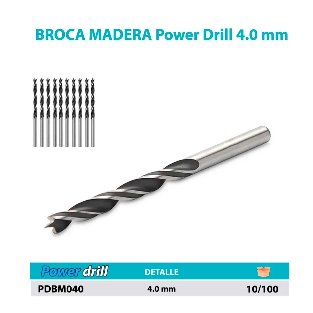 BROCA MADERA Power Drill 4.0 mm