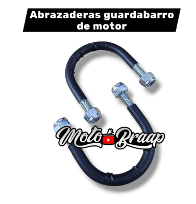 Abrazaderas para guardabarro de motor x 2