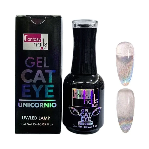 GEL CAT EYE UNICORNIO FANTASY NAILS