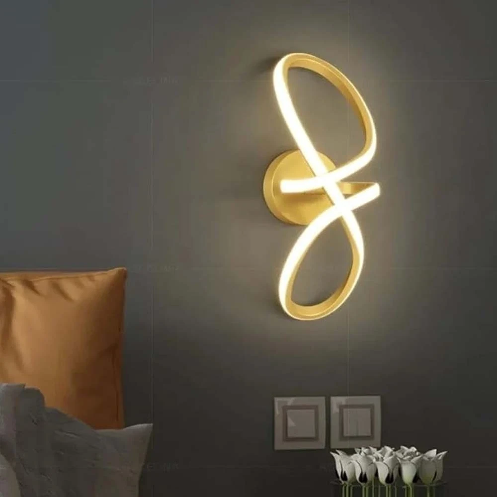 LAMPARA PARED LED SIGNATURE DORADA 10W
