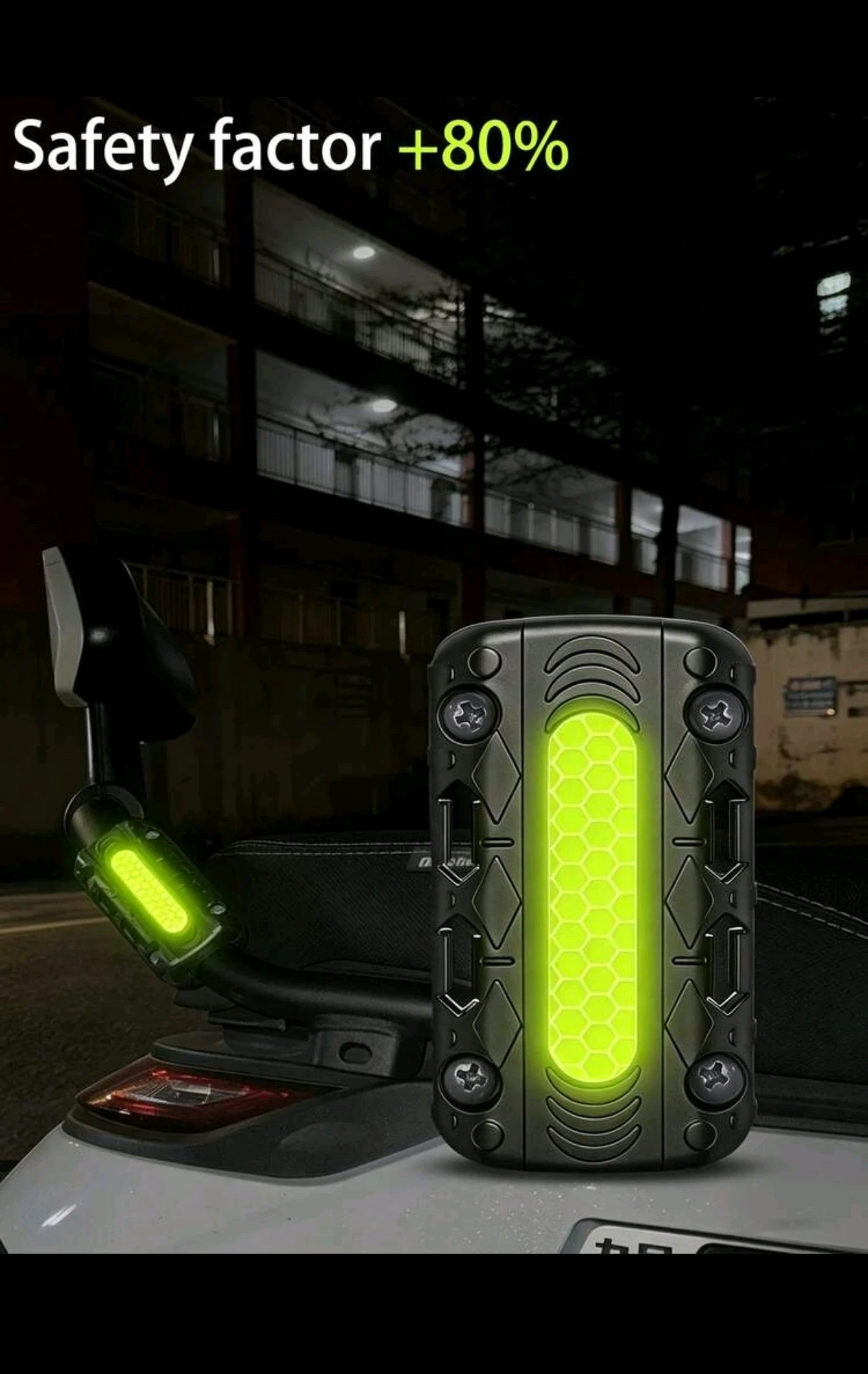 Protector de Defensas para Moto con Tira Reflectante - Par (2 Piezas) 8