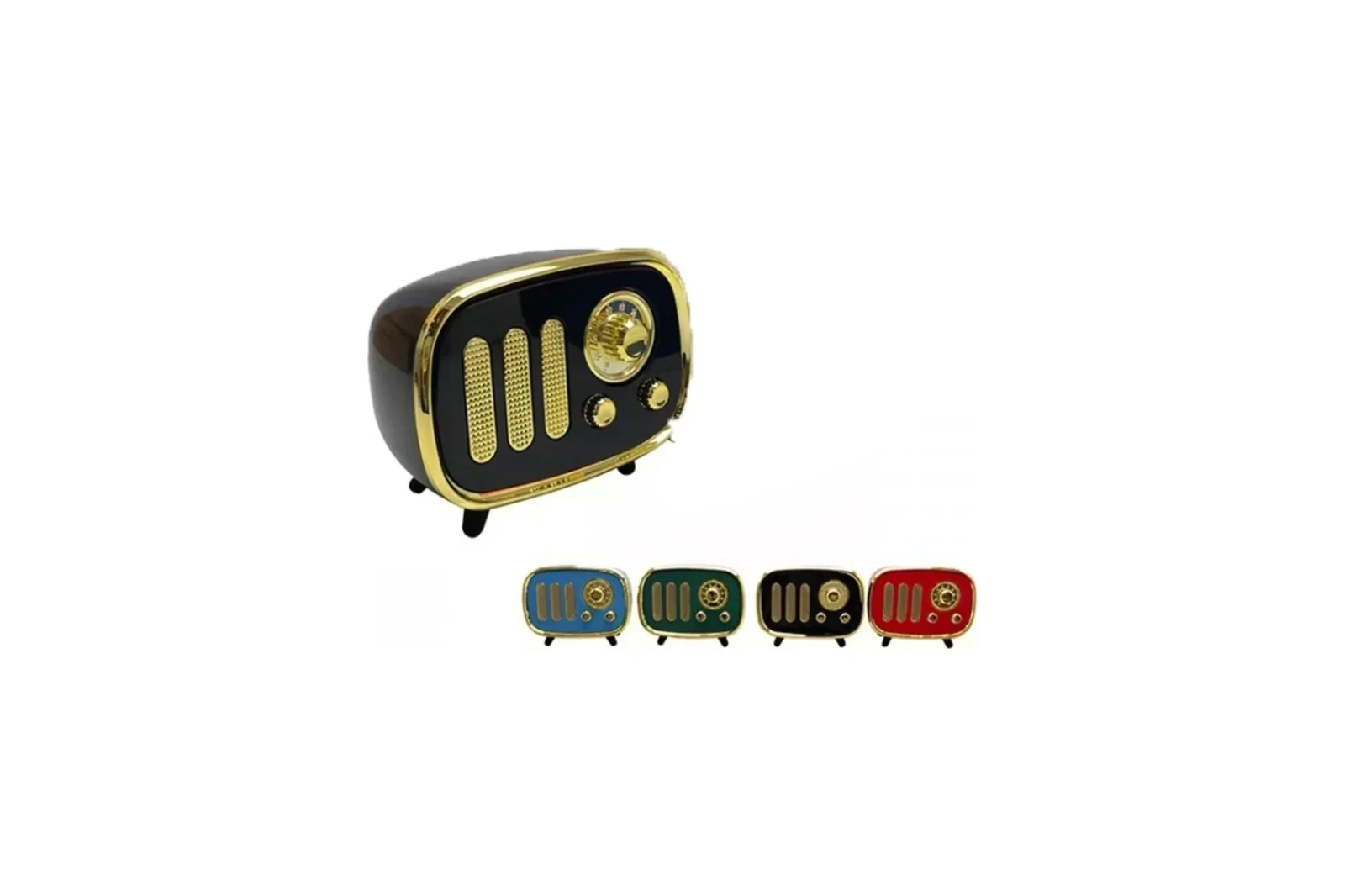 Parlante Vintage Portátil Bluetooth  Retro Usb Mp3 3