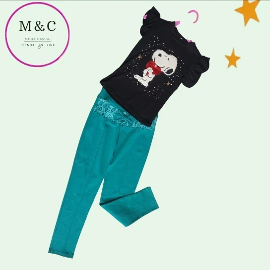 Conjunto T-G niña 3
