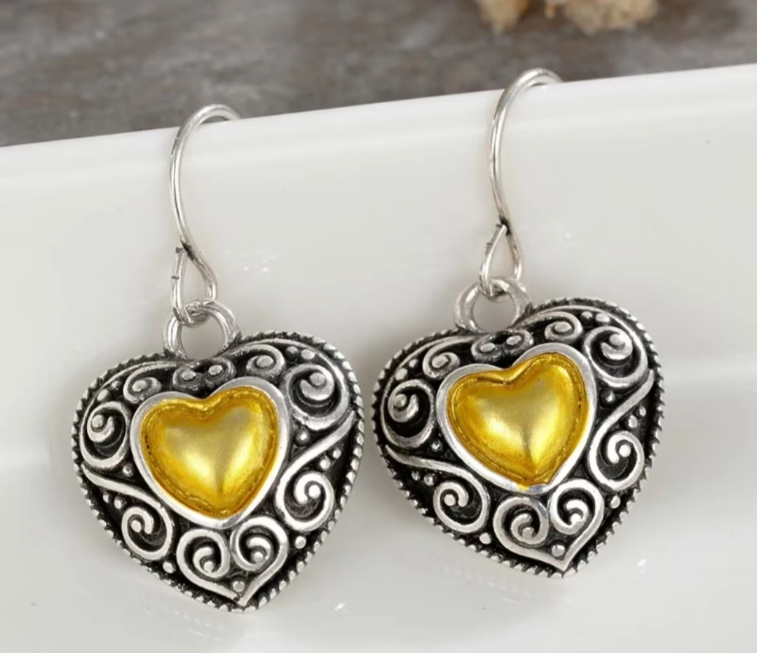 Aretes Corazon