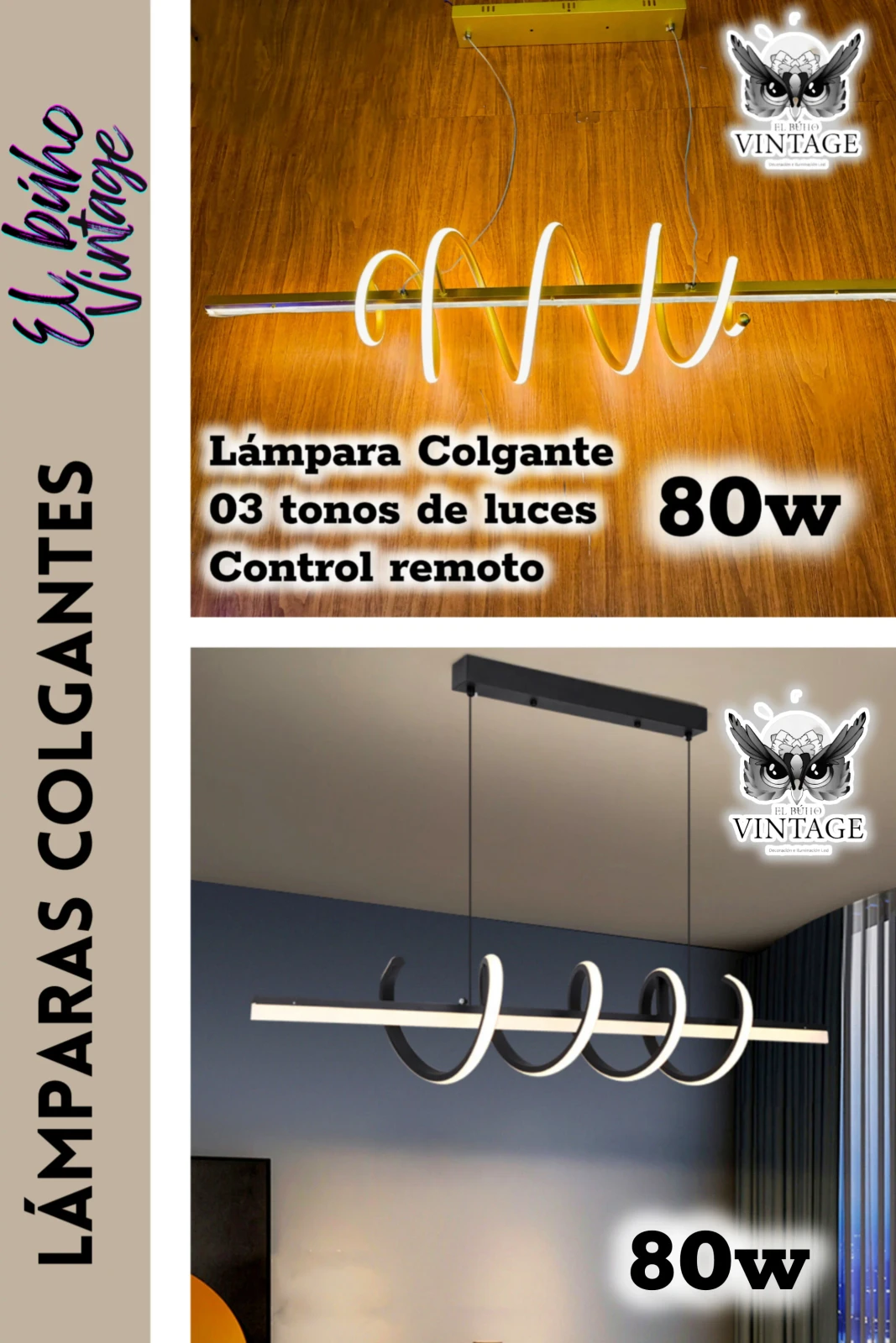 Lámpara Colgante Estilo Minimalista 