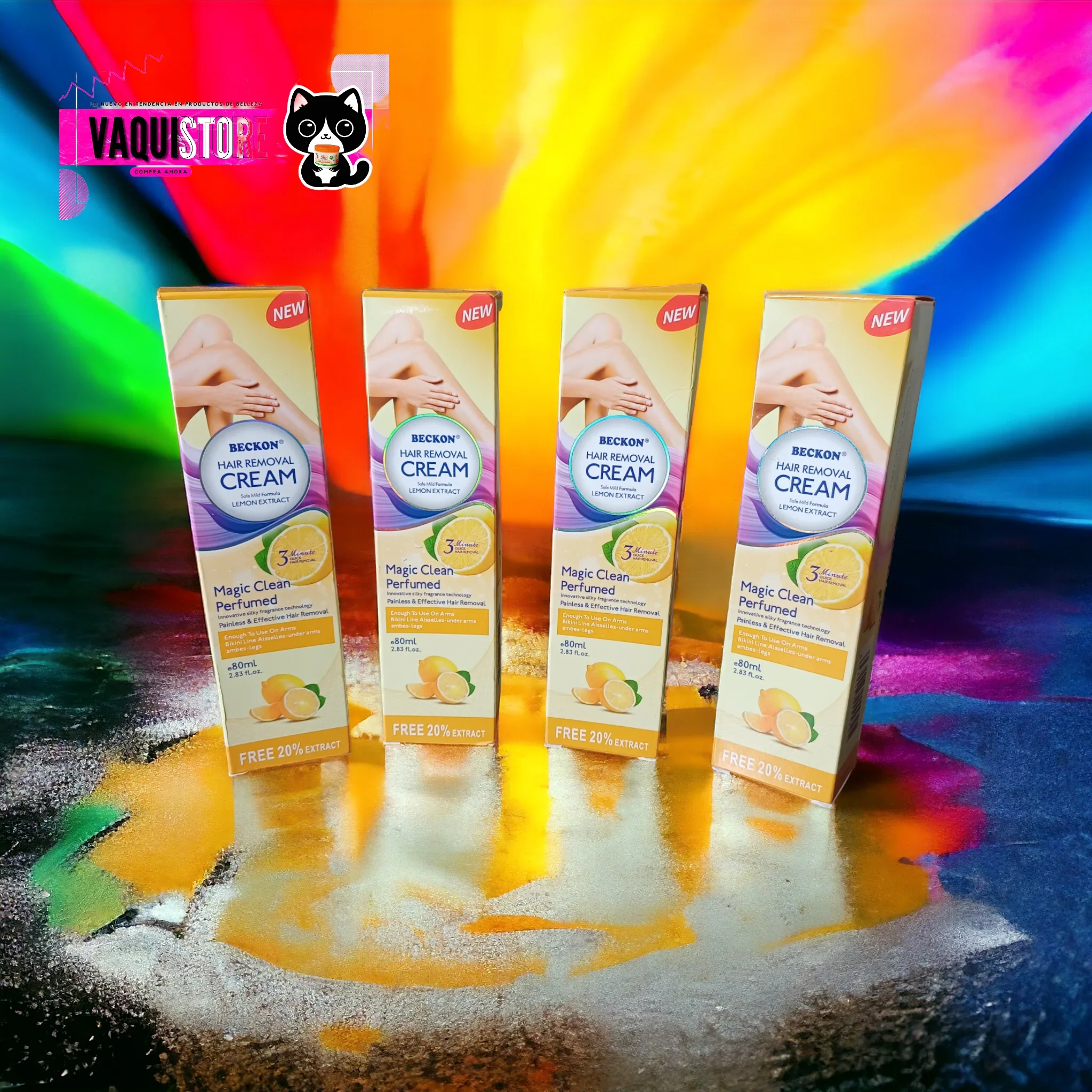Crema Removedora de Bello Naranja y Aloe Beckon 2