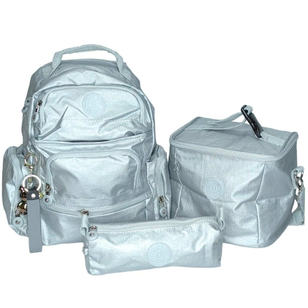 Kit Morral + Cartuchera + Lonchera Térmica +Llavero 4