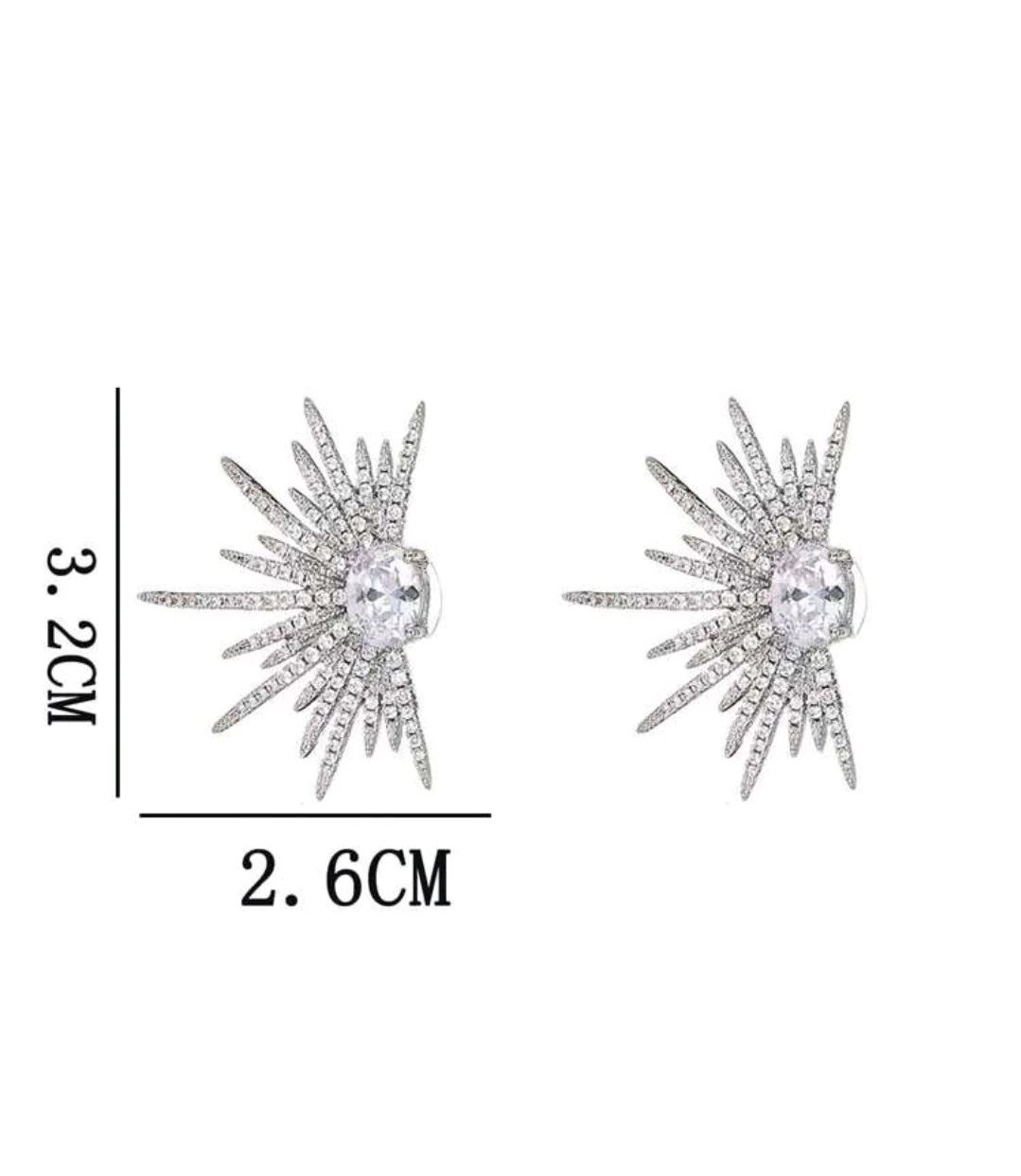Aretes plateado 2