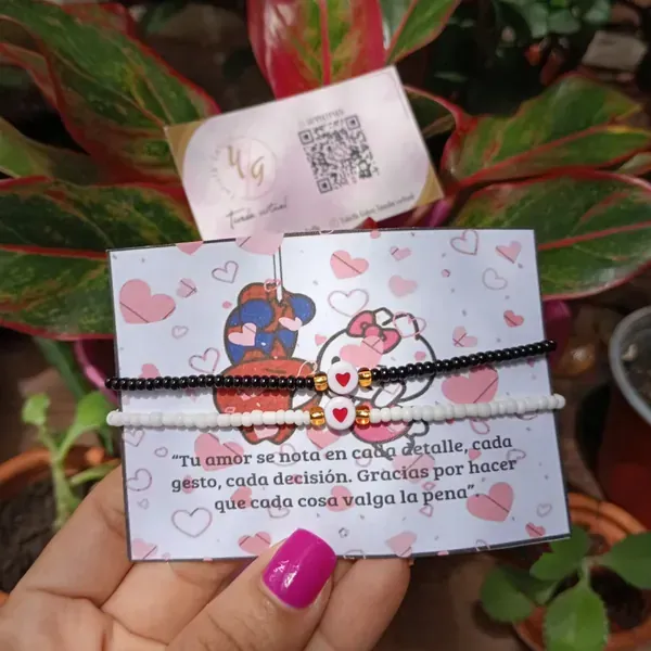 PULSERAS TEJIDA EN MOSTACILLA