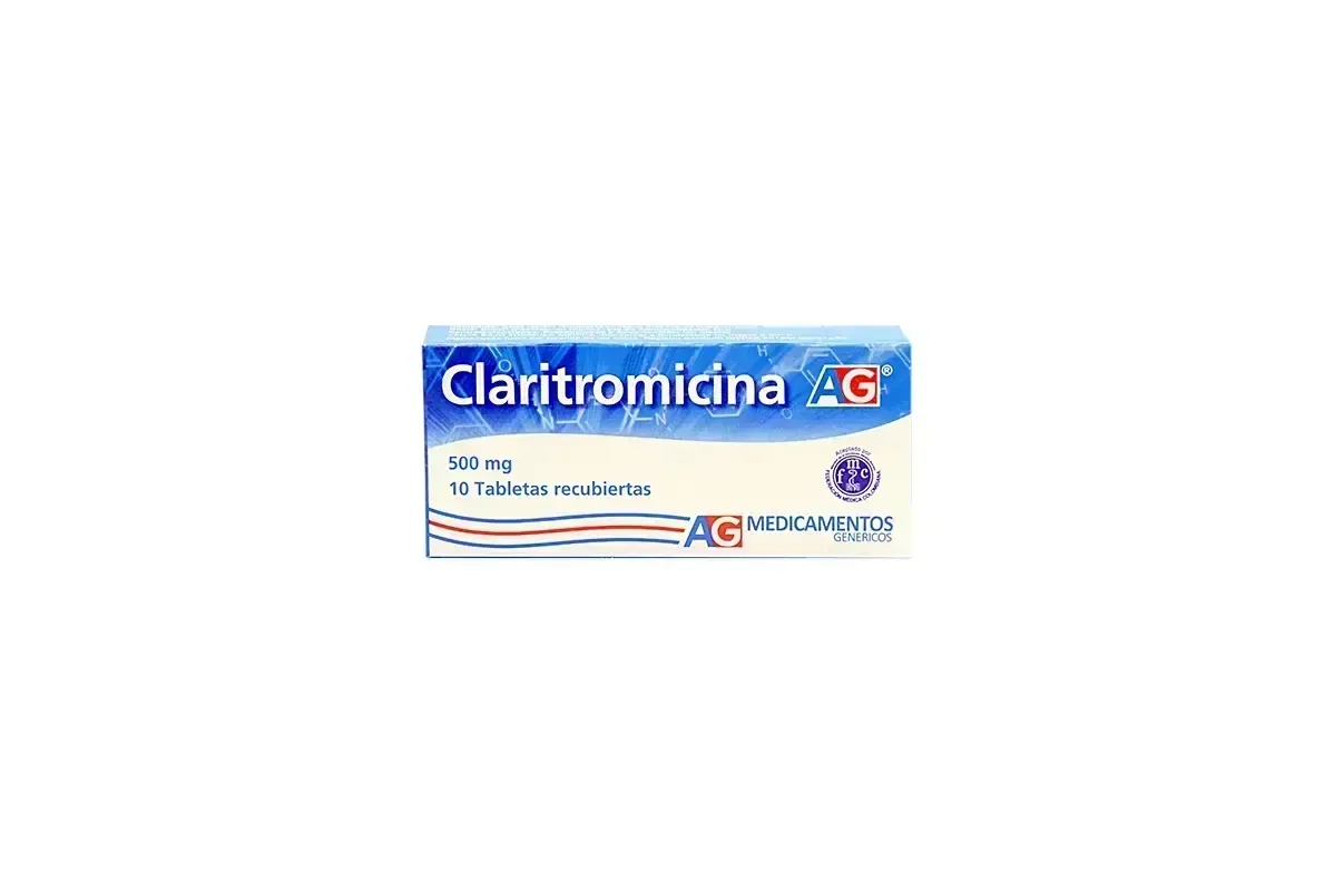 CLARITROMICINA 500 MG X 10 TBL AG