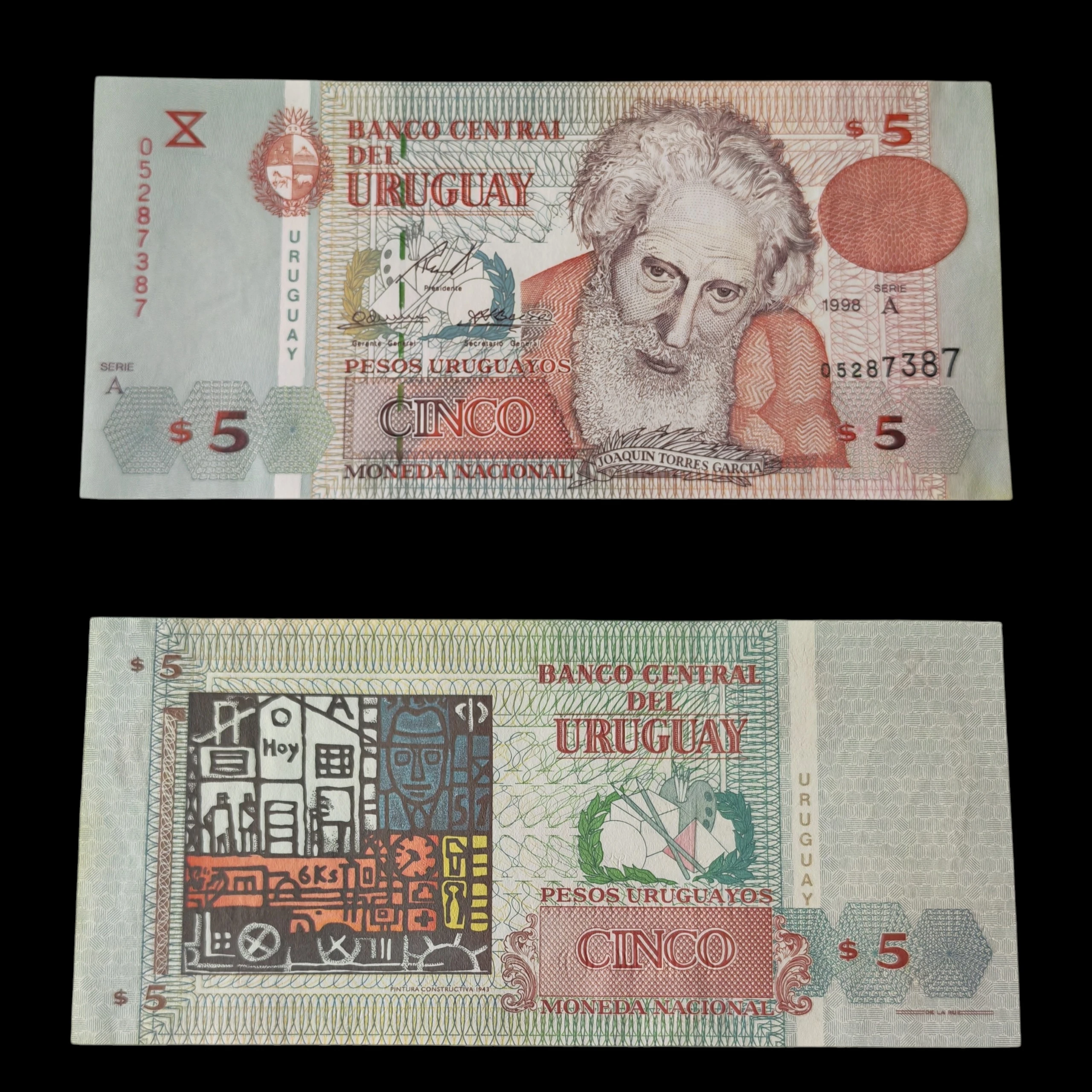 ° Uruguay 5 pesos UNC