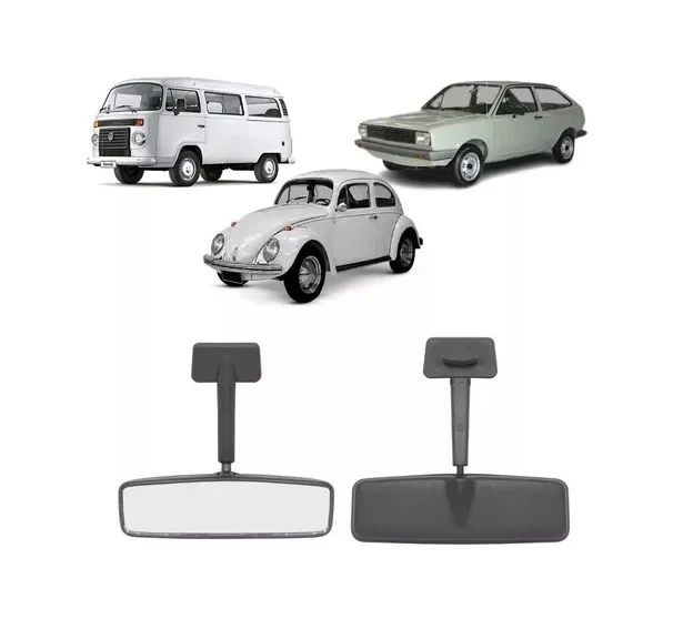 Retrovisor interno Fusca / Brasilia / Kombi / Gol 1976-1986 RX6664 2
