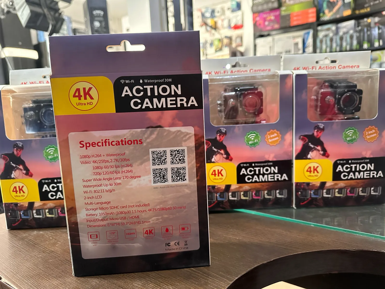 📷📸CAMARA GO PRO 4K UHD WI FI, CAMARA DE ACCION Y DEPORTE,CAMARA DEPORTIVA SUBACUATICA 4K 120FPS,CAMARA ACCION 360  Camara deportiva a prueba de agua de pantalla de 2,0 pulgadas 4K WiFi Cámara de Acción.  Precio: 280BS  PEDIDOS: wa.link/svfg1s 69442828 ⚠️FUNCIONA A WI FI ⚠️CALIDAD 4K UHD ⚠️ACCESORIOS PARÁ ACOPLAR LA CAMARA DONDE QUIERA ⚠️RESISTENTE AL AGUA Resolución de Video 4K (3840x2160) Resolución de Fotos 16 Mpx Grabación Cíclica Pantalla 2" pulgadas 170 º de Angulo de Visión Resistente 30 metros bajo el agua Salida para TV HDMI 2