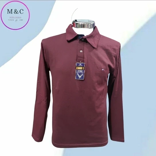 Playera T- M Polo manga larga  8