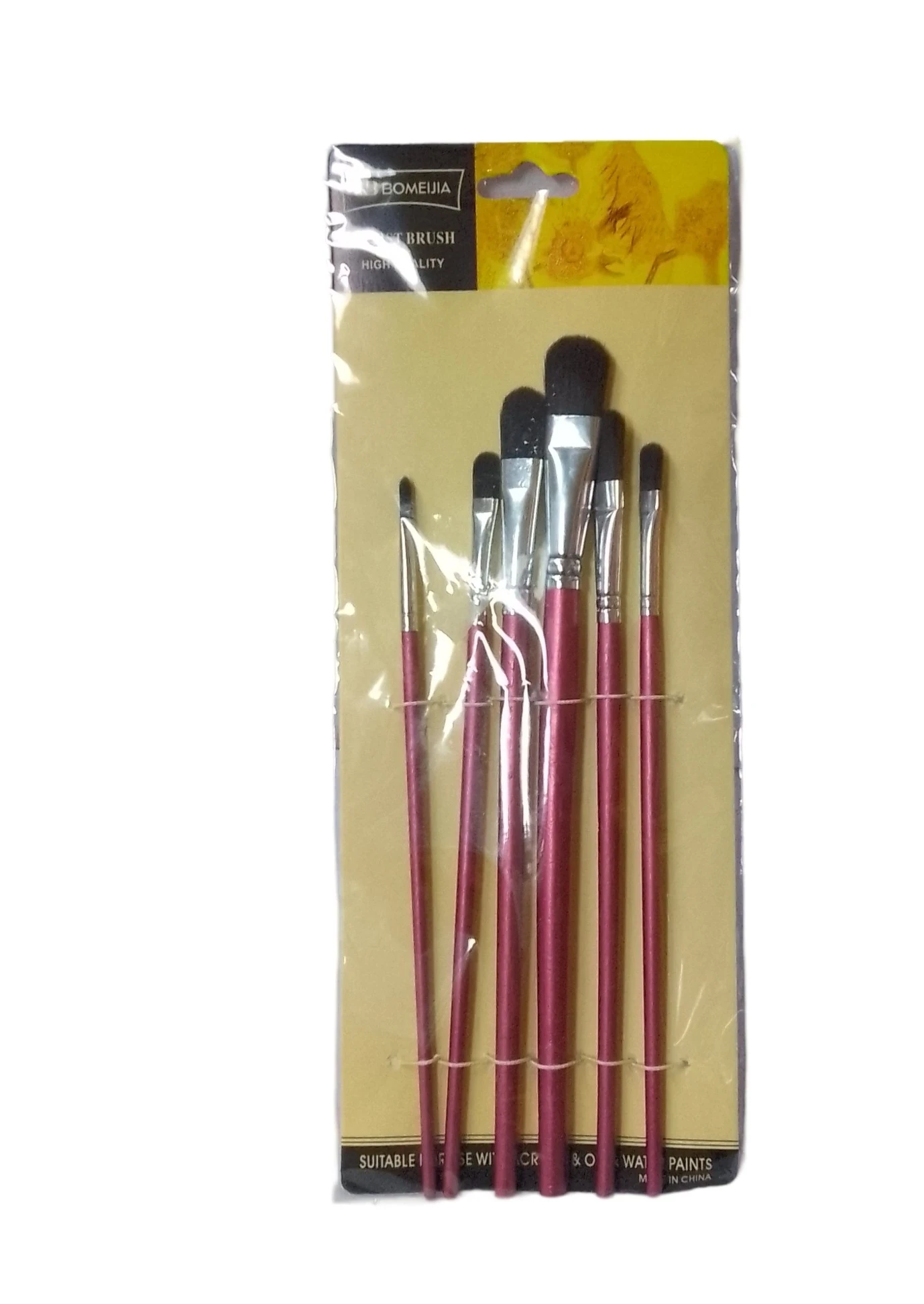 Pinceles estuche  c/6