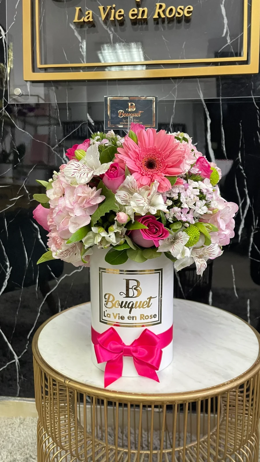 Topiario pequeño flores surtidas 2