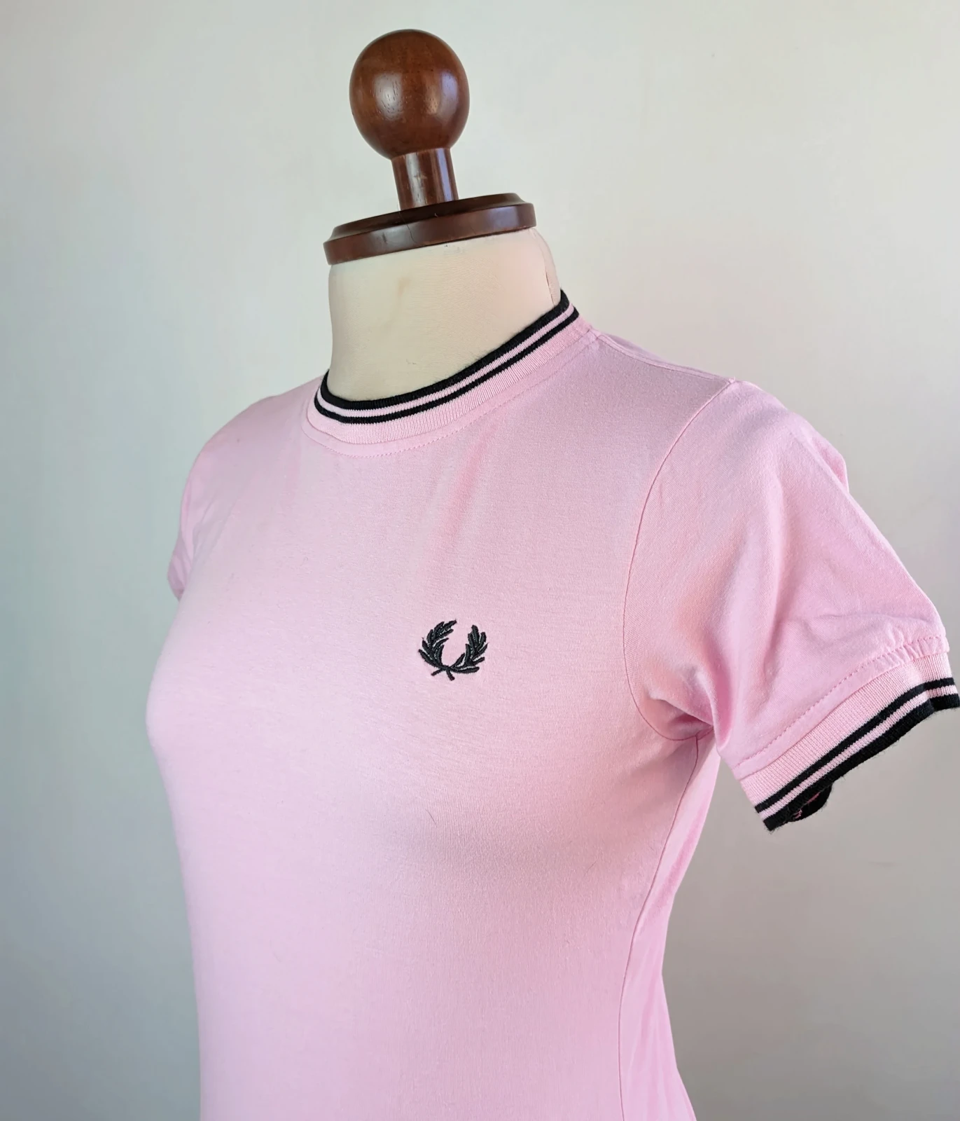 Camiseta algodón rosado  2