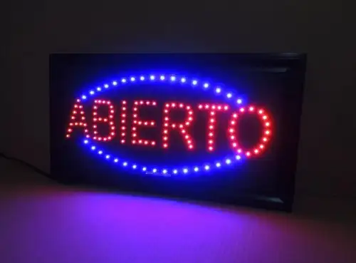 Cartel abierto