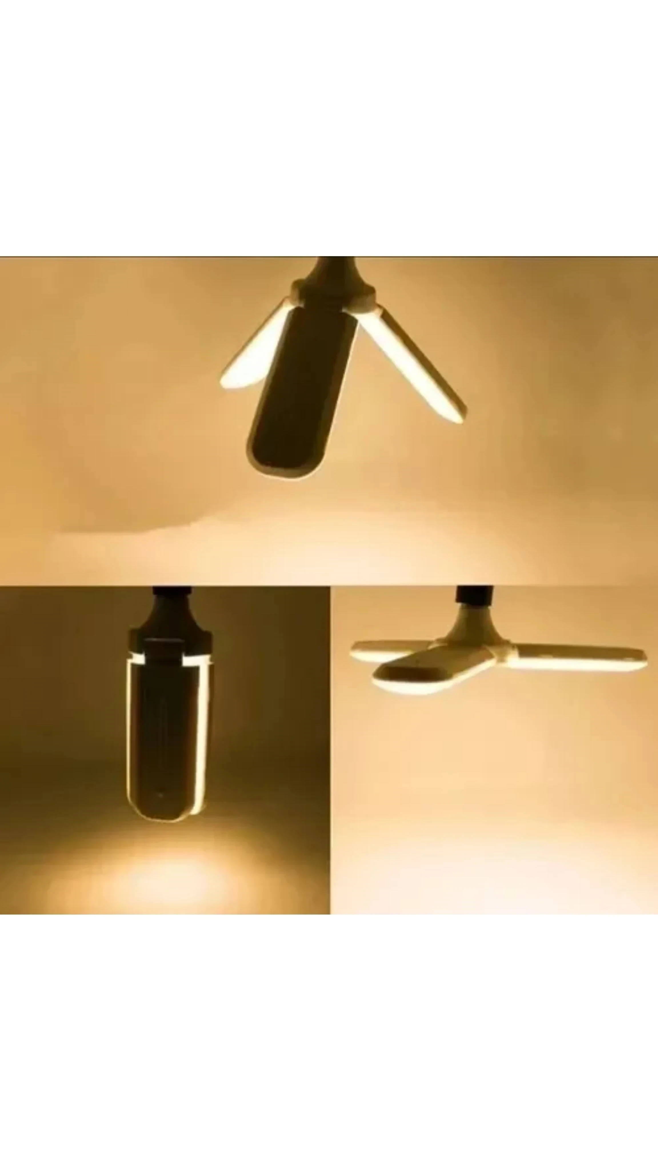 Ampolleta Led 3 Aspas 45w Angulo Ajustable LUZ FRIA 4