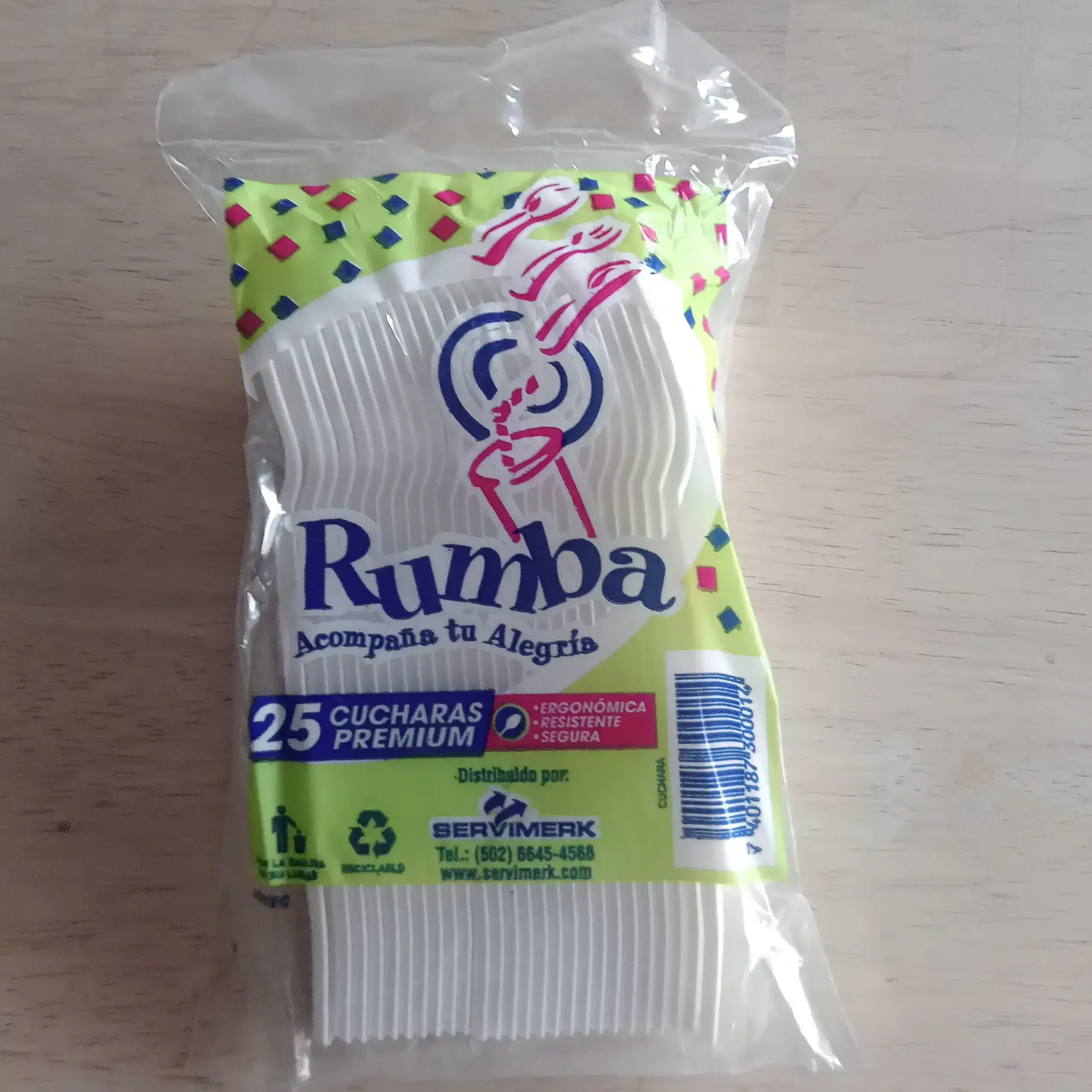 Rumba cucharas 25 unidades