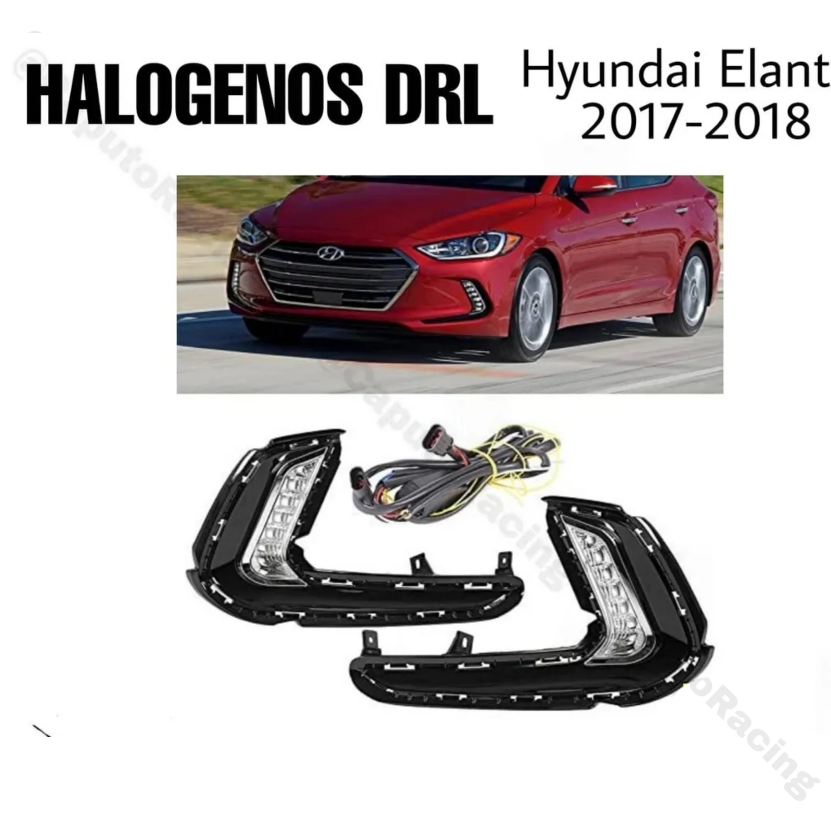 HALOGENOS DRL HYUNDAI ELANTRA 2017-2018
