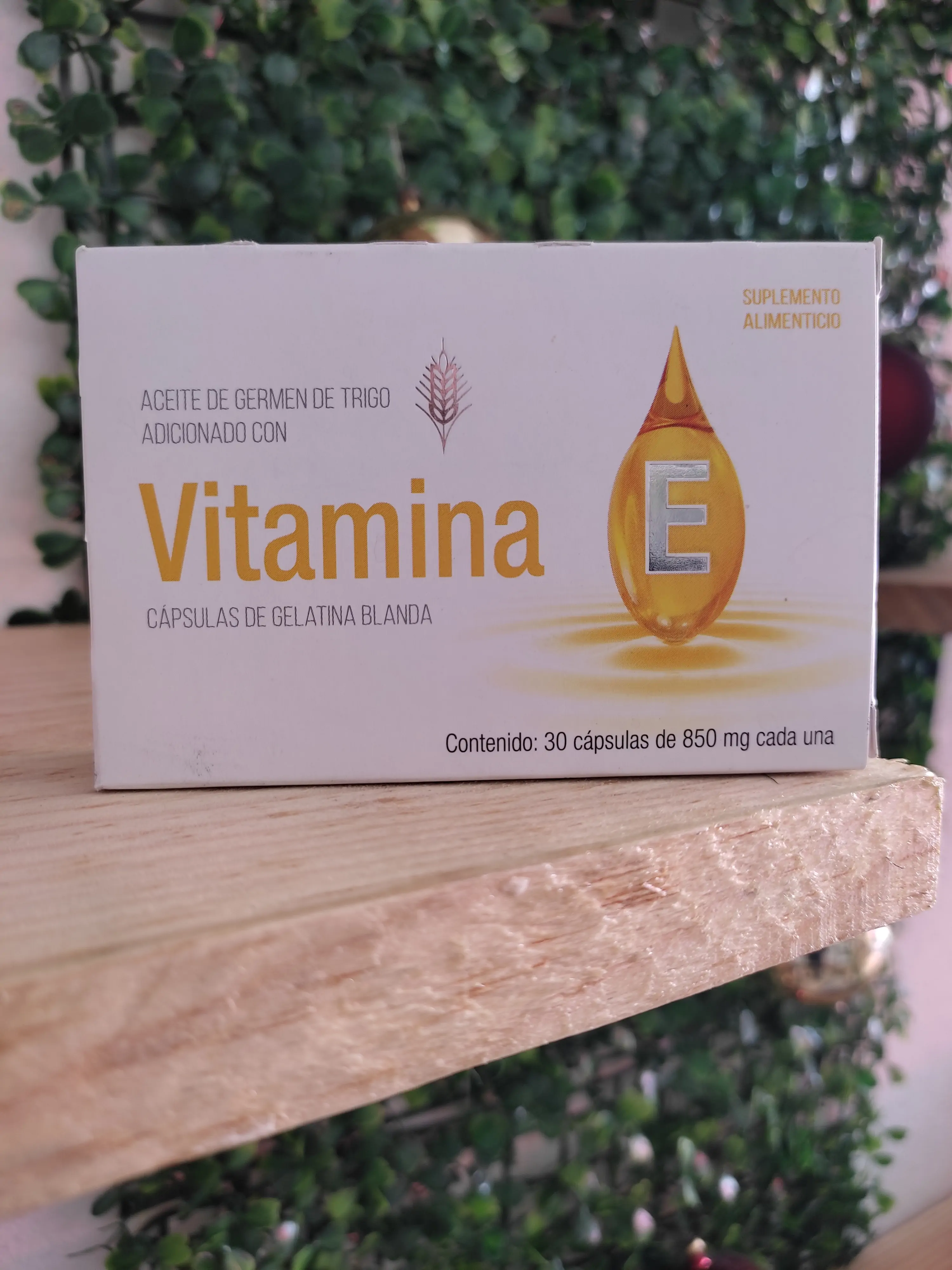 Vitamina E 30 capsulas de 850 mg c/u