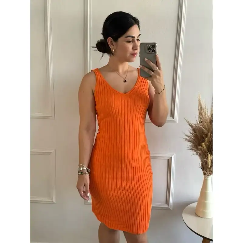 Vestido Tricô Alcinha
