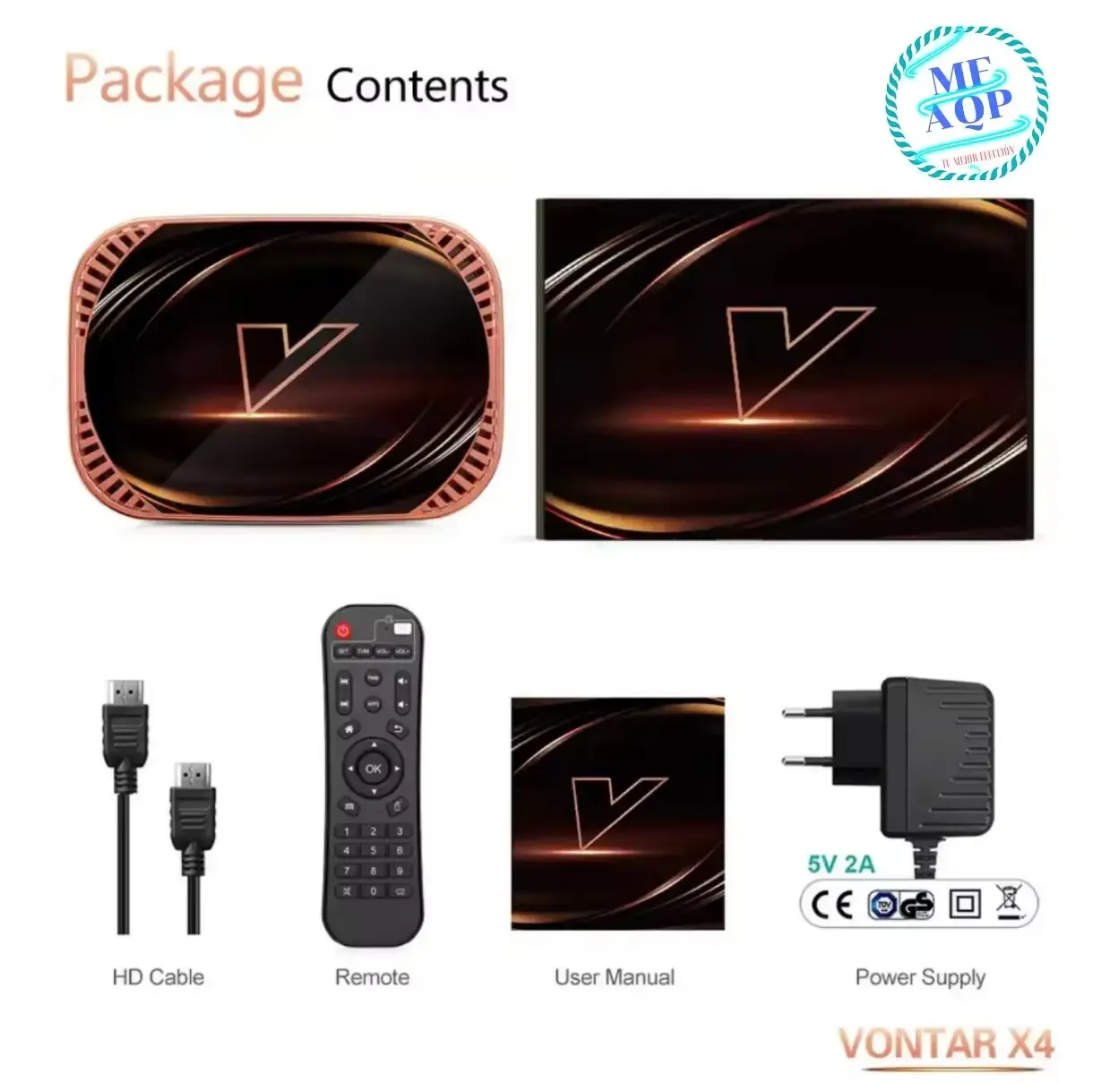 TV BOX VONTAR X4 - 4GB + 128GB- ANDROID 11 3