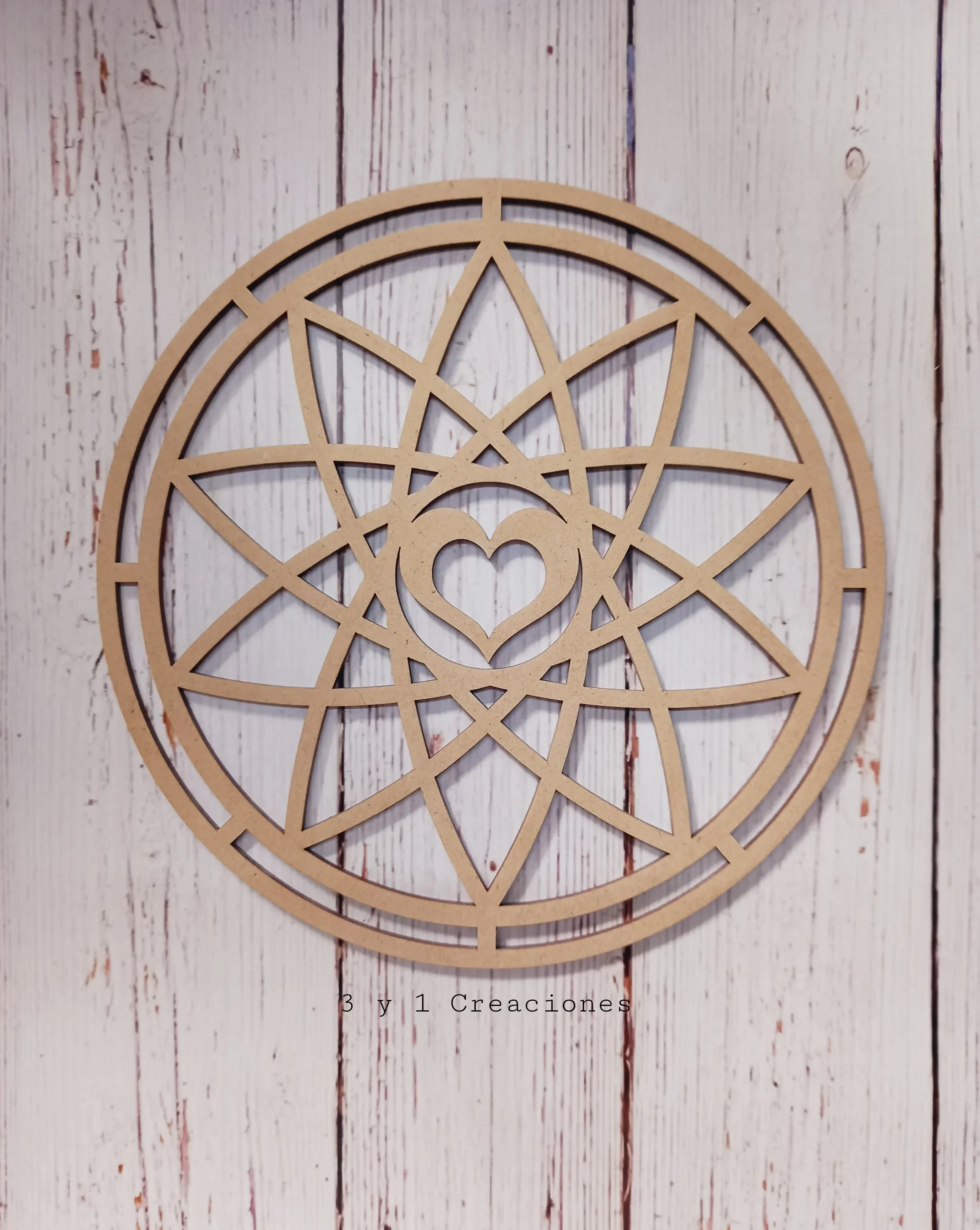 MANDALA CORAZÓN 30 CM