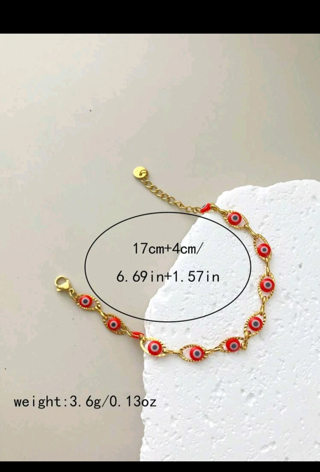 Pulsera vintage ojo de turco  4