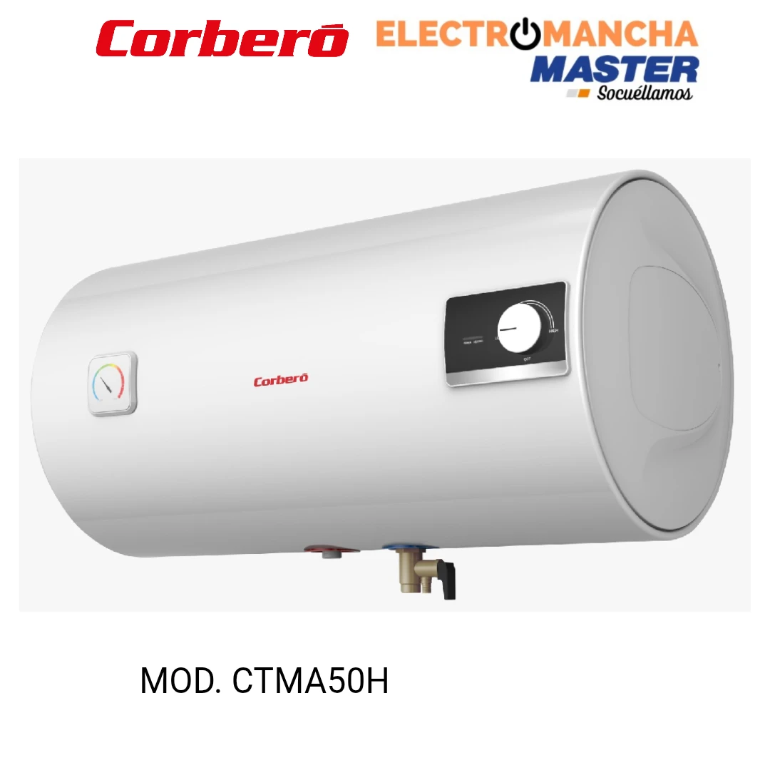 TERMO ELECTRICO CORBERO CTMA50H 47 LITROS 1500W HORIZONTAL 2