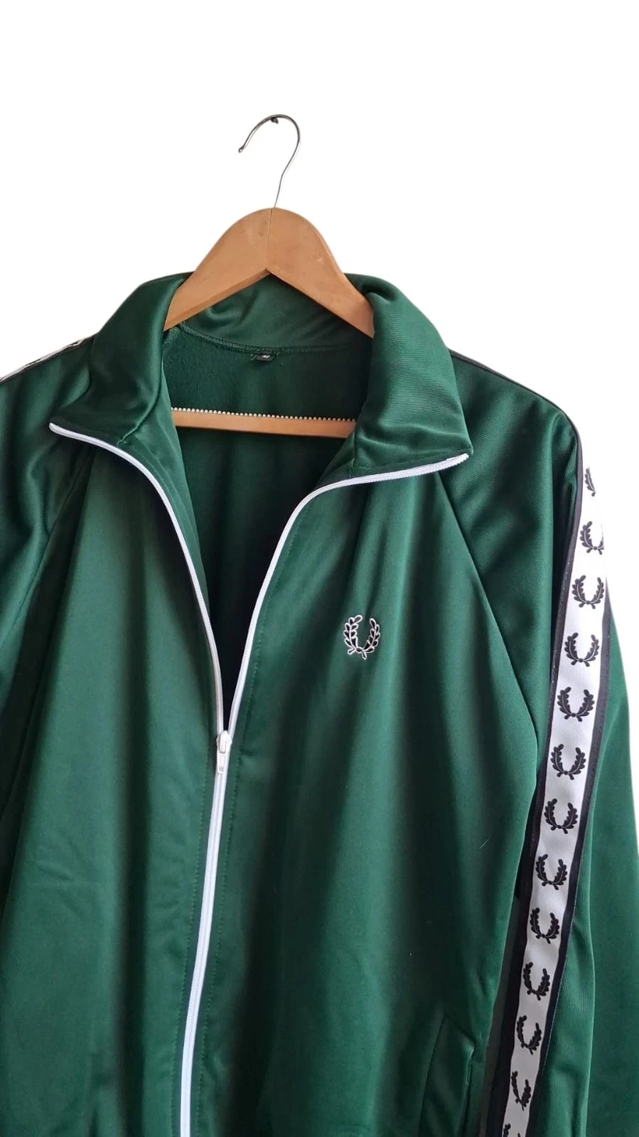 Chaqueta deportiva verde botella M 
