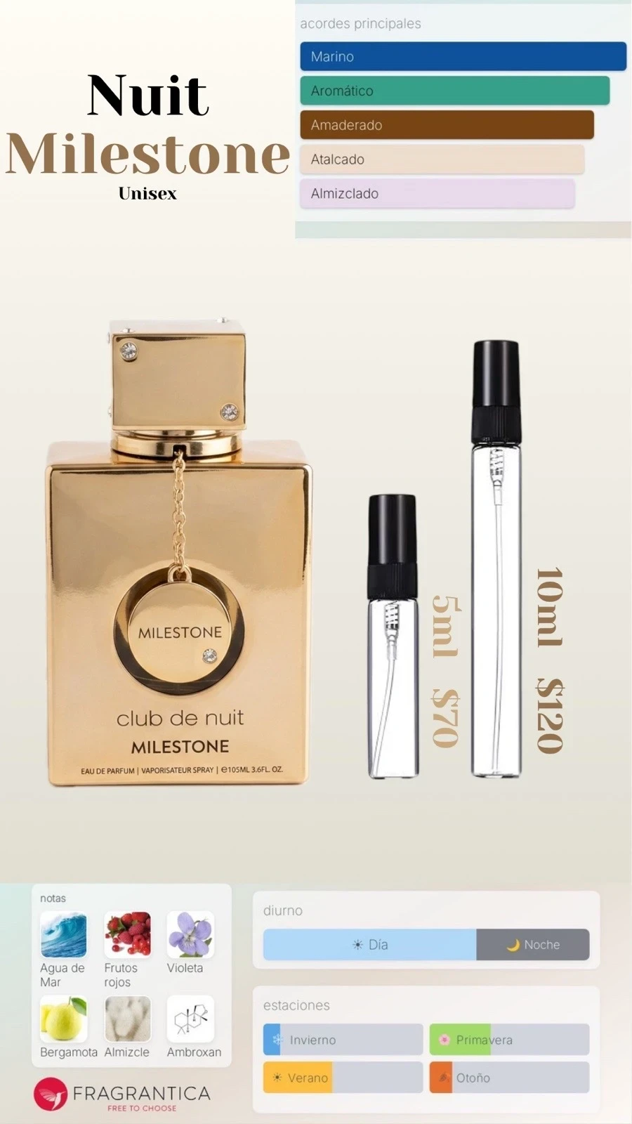 Decants - Club de Nuit Milestone Armaf Original - Unisex