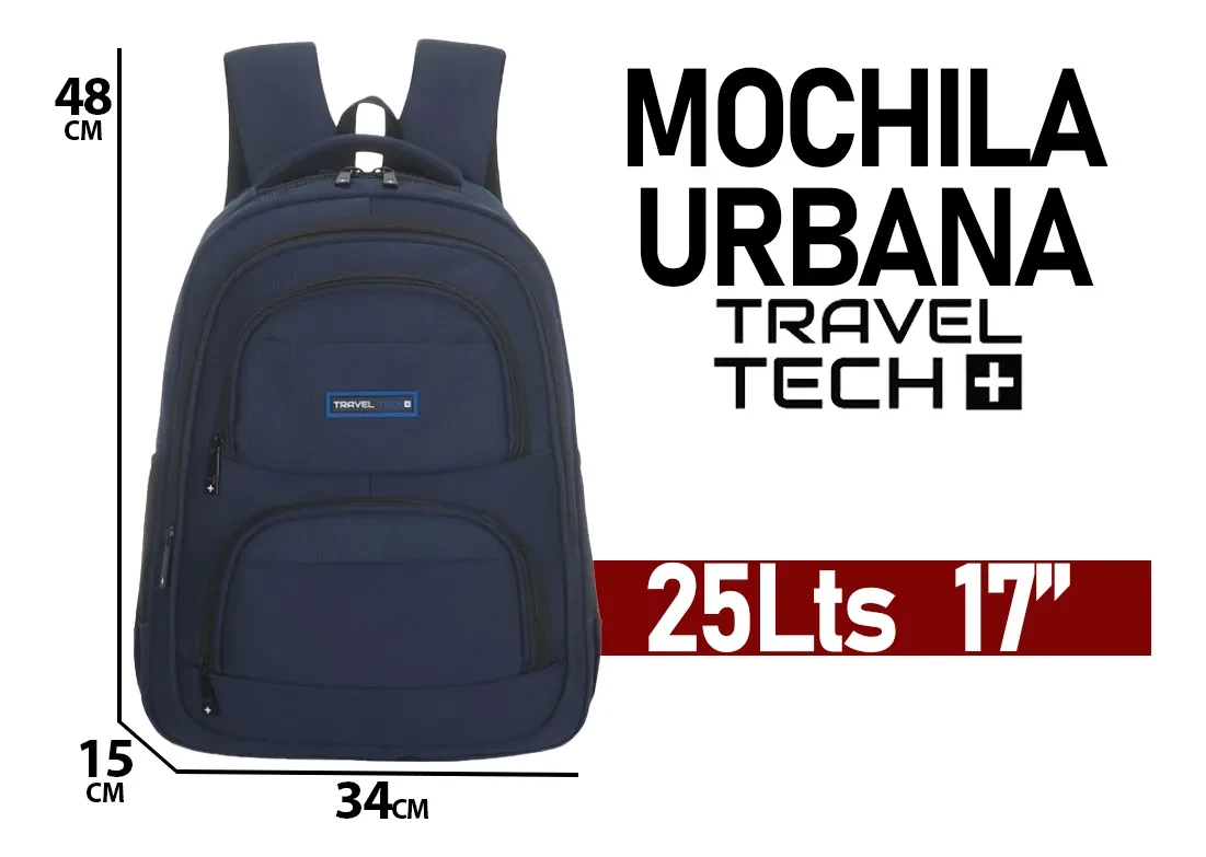MOCHILA PORTANOTEBOOK TRAVEL TECH 16745 2