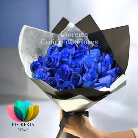 Rosas azules