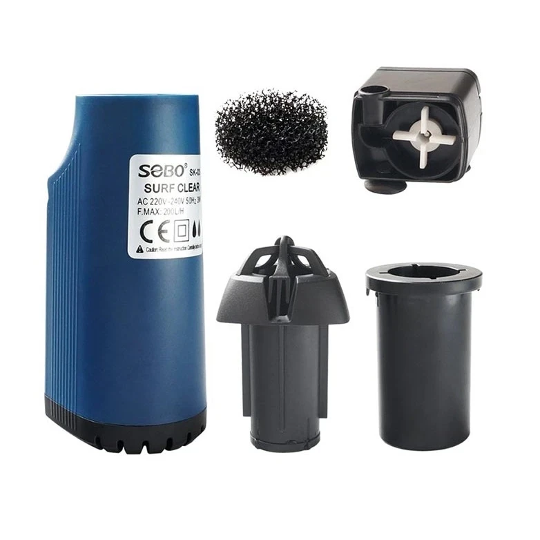 Filtro Interno Skimmer Sobo Sk-03 3w 220l/h 3