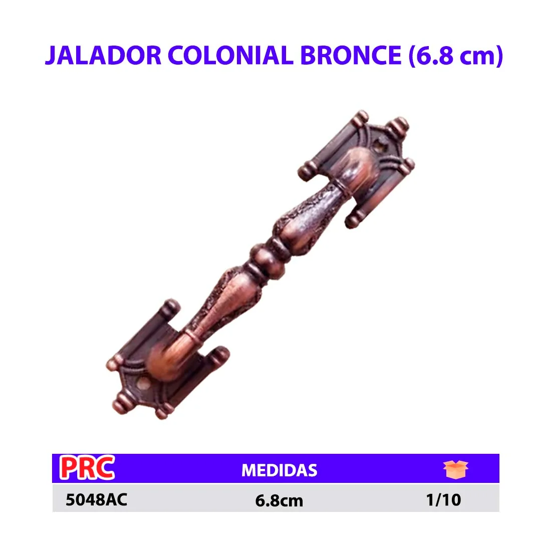 JALADOR COLONIAL Bronce (paq/48pz) 5048AC 