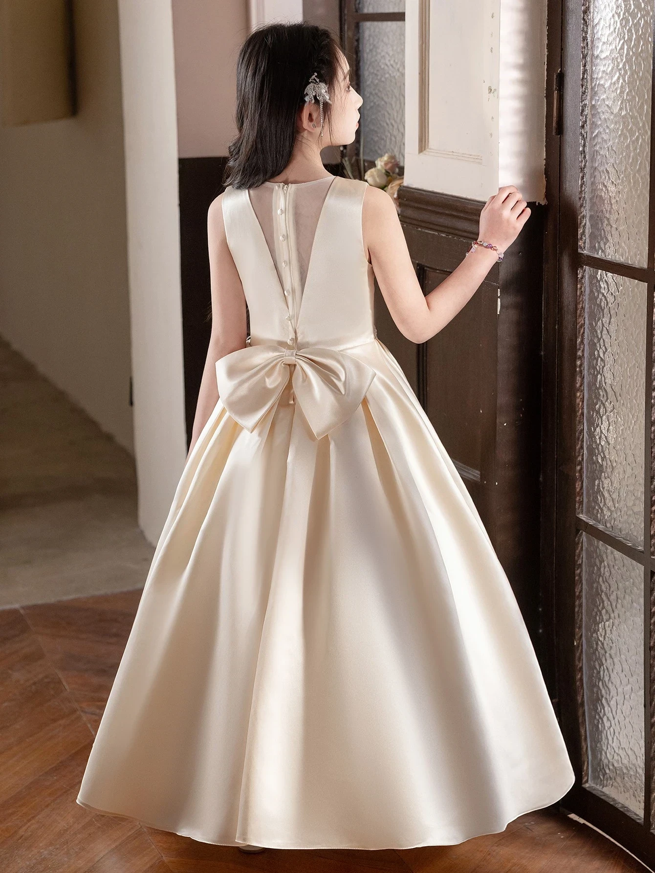 VESTIDO CEREMONIA LARGO BSM 2