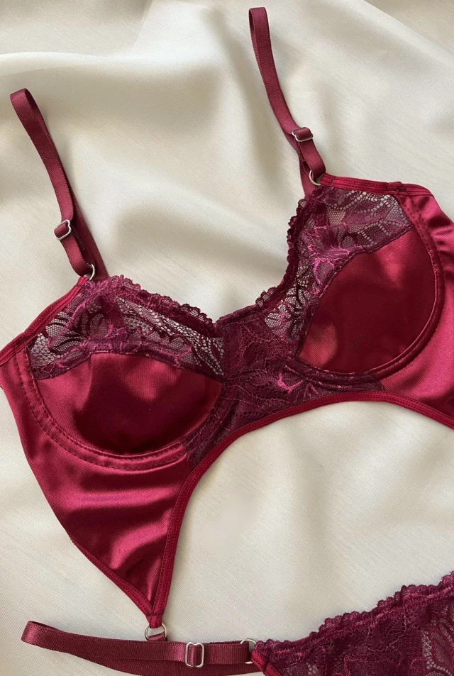 Bustier Lady Bordo 100 2