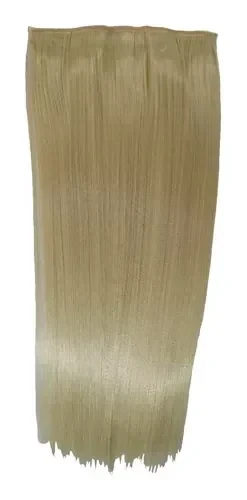 #613 Cortina Extensión Pelo Lacio Simil Natural Planchita 180°c