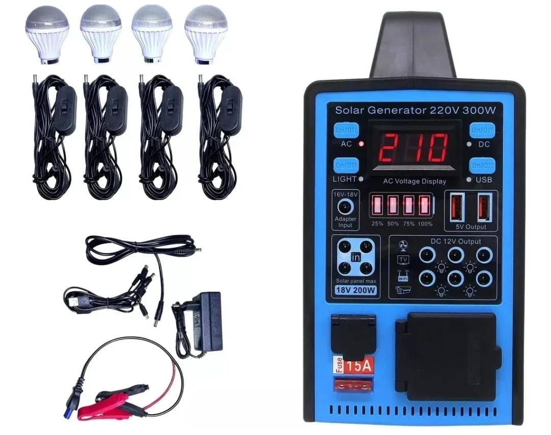 Generador de energia multiuso 300w