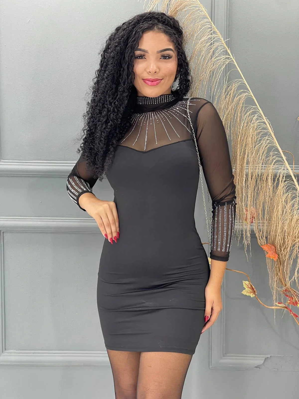 VESTIDO DANNY COM BRILHOS
