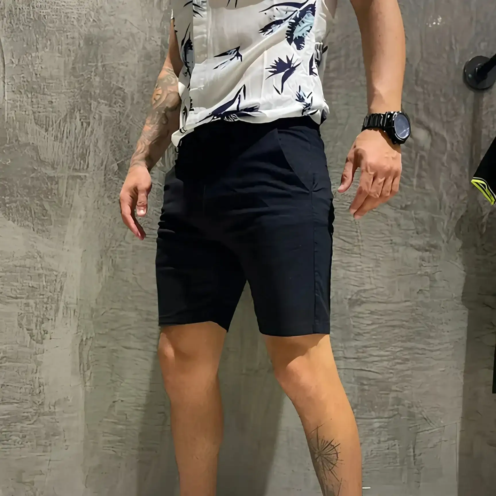 BERMUDAS CORTE CHINO PRELAVADAS 4