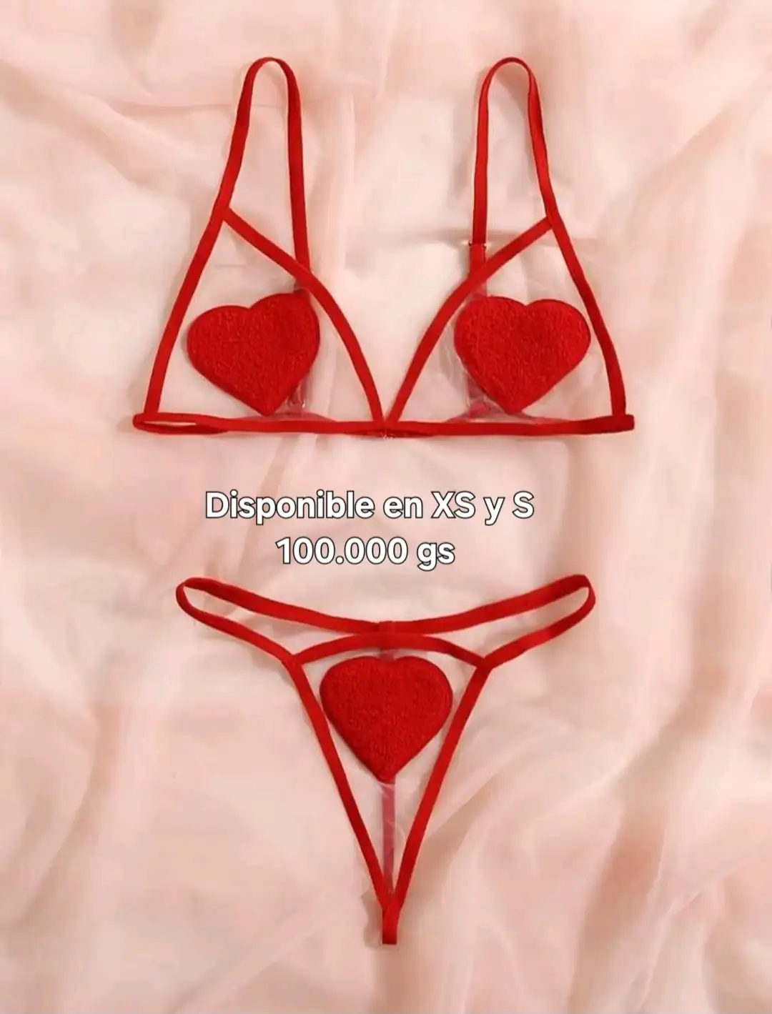 Lenceria love red