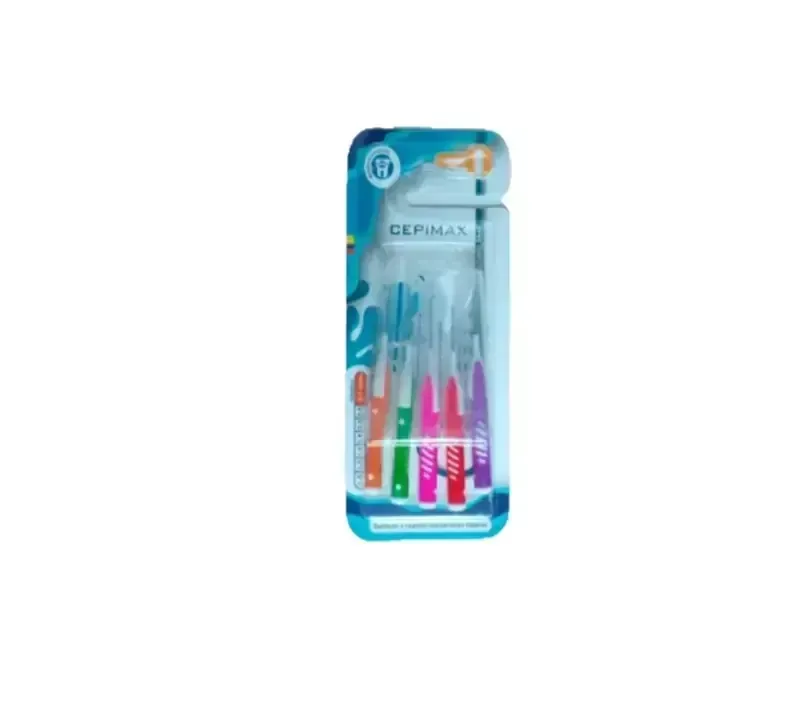 CEPILLO INTERDENTAL VIAJERO X 5 CEPIMAX