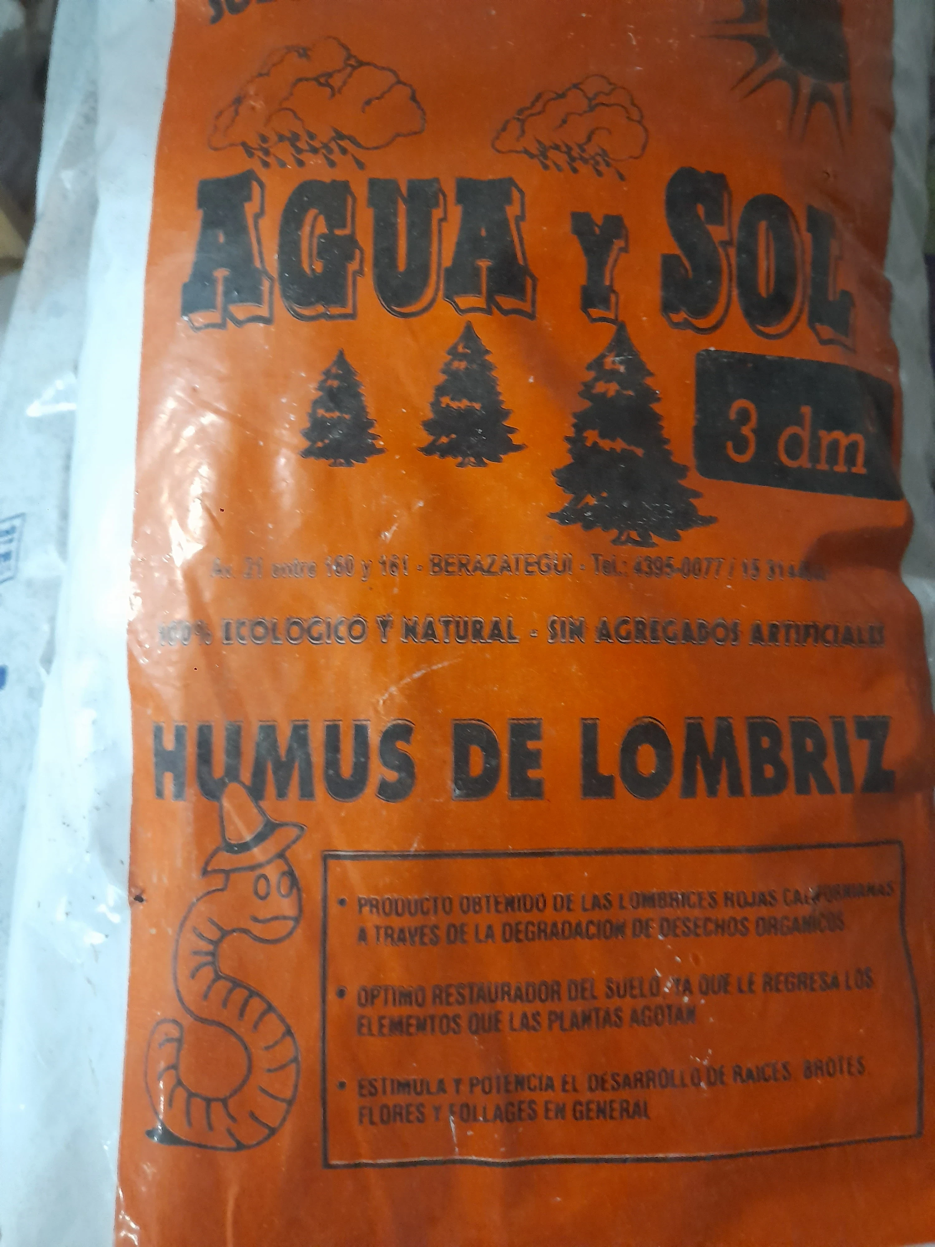Humus agua y sol 3dm